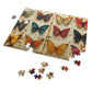 Vintage Butterfly Collection Puzzle - 110-1000 Pieces, Timeless Elegance for Puzzle Masters! Metal Box