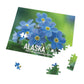 State Flower of Alaska Forget-Me-Not Jigsaw Puzzle Collection - 110 to 1000 Pieces! Metal Box