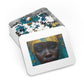 Enigmatic Woman Portrait Jigsaw - Mystique Gaze Puzzle Shipped in a Metal Box