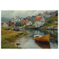 Newfoundland Village Puzzle - Coastal Charm in 110-1000 Pieces, Ideal for Puzzle Enthusiasts! Metal Box