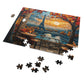 Charming Paper-Quilled Parisian Café Puzzle - 110-1000 Pieces, Artistic Cityscape Jigsaw! Metal Box