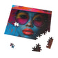 Artistic Mosaic Woman Portrait Jigsaw - Unique Art Puzzle Shipped in a Metal Box