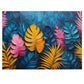 Vibrant Tropical Plant Leaves Jigsaw, 110-1000pc, Exotic Decor Puzzle, Shipped in a Metal Box