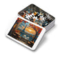 Charming Paper-Quilled Parisian Café Puzzle - 110-1000 Pieces, Artistic Cityscape Jigsaw! Metal Box