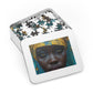 Enigmatic Woman Portrait Jigsaw - Mystique Gaze Puzzle Shipped in a Metal Box