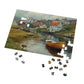 Newfoundland Village Puzzle - Coastal Charm in 110-1000 Pieces, Ideal for Puzzle Enthusiasts! Metal Box