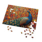 Enchanting Peacock Splendor Puzzle - Lush 110-1000 Piece Sets for a Mesmerizing Challenge! Metal Box