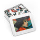 Stylish Woman Portrait Jigsaw, Cubist Art Inspired Puzzle, 110-1000pc, Shipped in a Metal Box