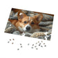 Cozy Corgi Puppy Puzzle - Snuggle Up with 110-1000 Piece Sets, Adorable Dog Jigsaw! Metal Box