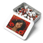 Woman Amidst Red Poppies Art Puzzle, 110-1000pc, Serene Floral Jigsaw, Shipped in a Metal Box