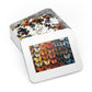 Kaleidoscope of Vibrant Butterflies Puzzles - 110-1000 Pieces for Nature Lovers & Puzzle Fans!" Metal Box