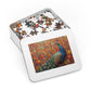 Enchanting Peacock Splendor Puzzle - Lush 110-1000 Piece Sets for a Mesmerizing Challenge! Metal Box