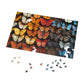 Kaleidoscope of Vibrant Butterflies Puzzles - 110-1000 Pieces for Nature Lovers & Puzzle Fans!" Metal Box