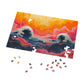 Abstract Ocean Waves Jigsaw Puzzle, Artistic Sea Motion, 110-1000pc, Shipped in a Metal Box