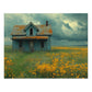 Abandoned Prairie Homestead Puzzle - Rustic Charm in 110-1000 Pieces, Ideal for Collectors! Metal Box