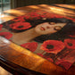 Woman Amidst Red Poppies Art Puzzle, 110-1000pc, Serene Floral Jigsaw, Shipped in a Metal Box