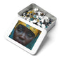 Enigmatic Woman Portrait Jigsaw - Mystique Gaze Puzzle Shipped in a Metal Box