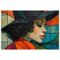 Stylish Woman Portrait Jigsaw, Cubist Art Inspired Puzzle, 110-1000pc, Shipped in a Metal Box