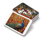 Enchanting Peacock Splendor Puzzle - Lush 110-1000 Piece Sets for a Mesmerizing Challenge! Metal Box