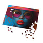 Artistic Mosaic Woman Portrait Jigsaw - Unique Art Puzzle Shipped in a Metal Box