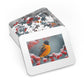 Baltimore Oriole Winter Puzzle Set - Vivid 110-1000 Piece Jigsaw Collection, Metal Box