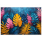 Vibrant Tropical Plant Leaves Jigsaw, 110-1000pc, Exotic Decor Puzzle, Shipped in a Metal Box