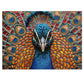 Majestic Mosaic Peacock Puzzle - Dazzling 110-1000 Pieces, A Regal Challenge for Puzzlers! Metal Box