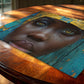 Enigmatic Woman Portrait Jigsaw - Mystique Gaze Puzzle Shipped in a Metal Box