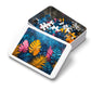 Vibrant Tropical Plant Leaves Jigsaw, 110-1000pc, Exotic Decor Puzzle, Shipped in a Metal Box