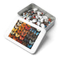 Kaleidoscope of Vibrant Butterflies Puzzles - 110-1000 Pieces for Nature Lovers & Puzzle Fans!" Metal Box