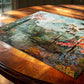 Japanese Garden Themed Jigsaw Puzzle, Beautiful Nature Scene Puzzle, Real Wood Puzzle, Available in 1000, 500, 300, and 100 Pieces